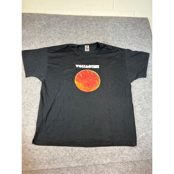 Vintage 90s Wolfmother T Shirt Mens 2XL Black Australian Band Tour Streetwear - Picture 1 of 7